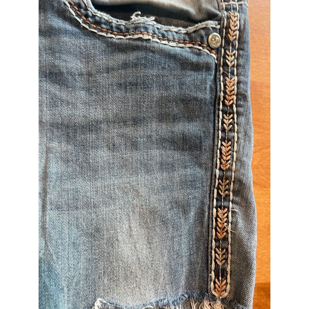 Rock Revival Women's Cut-Off Jean Shorts, Thrashed, Size 31, Short, Zen - Picture 8 of 14